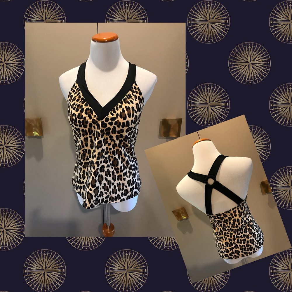 Jantzen Leopard Tankini Top